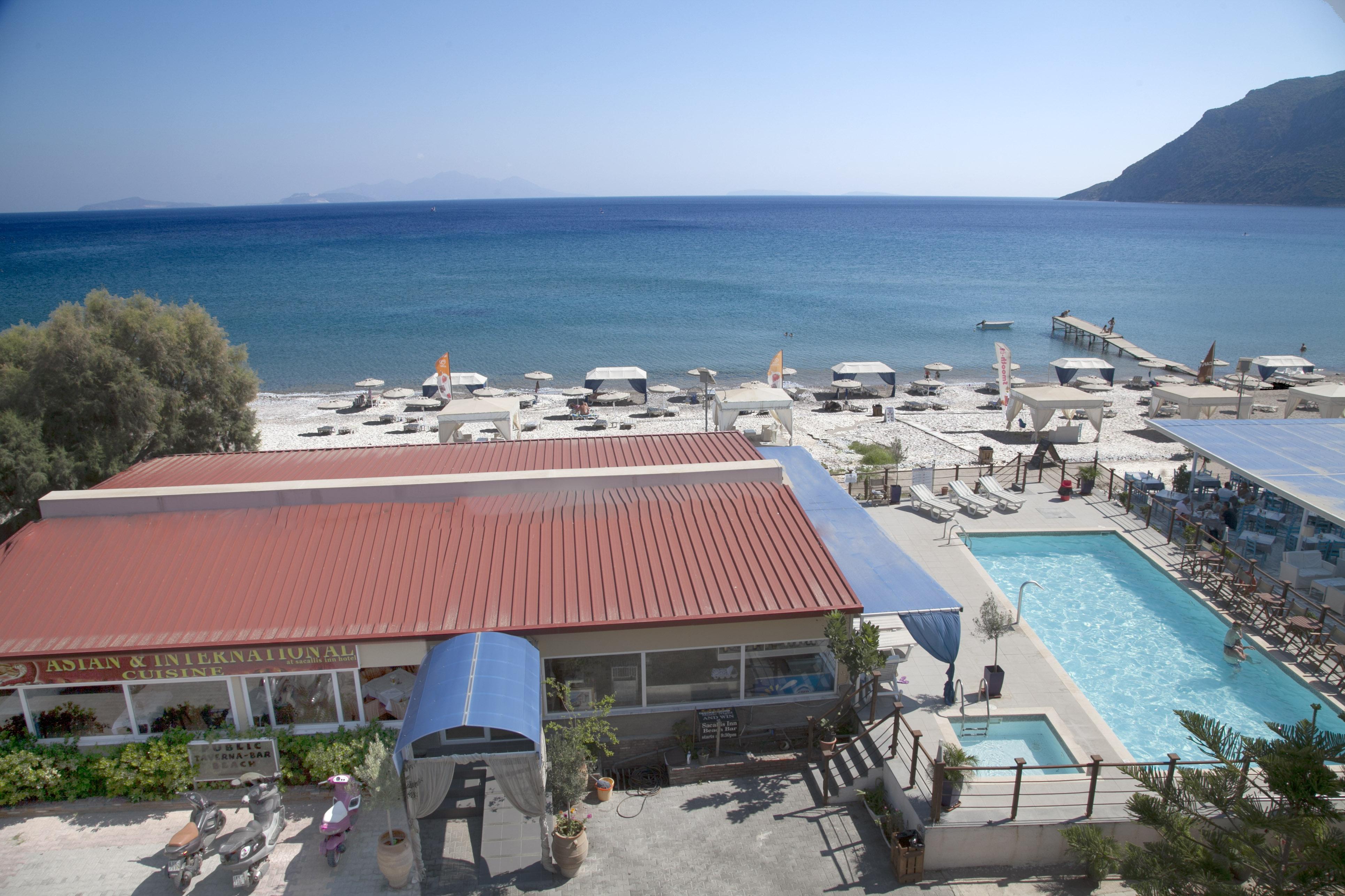 Sacallis Inn Beach Hotel Kefalos  Bagian luar foto